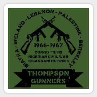 Thompson Gunners - Roland the Headless Thompson Gunner, Warren Zevon Vintage Magnet